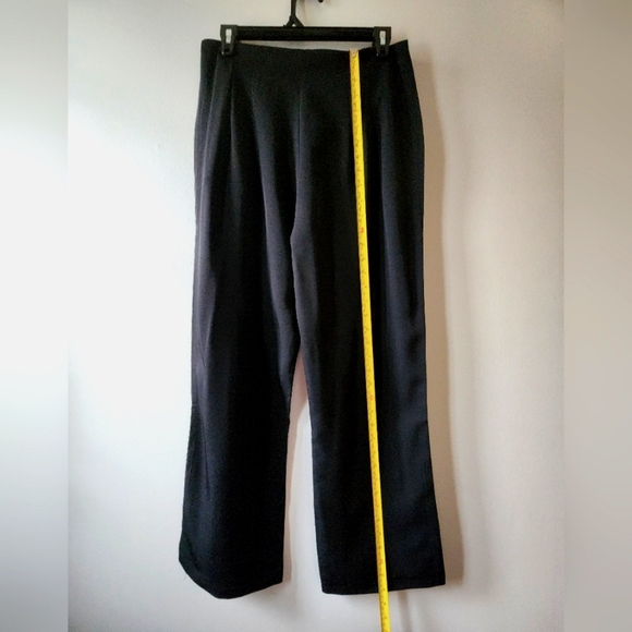 Women's Black Button-Up Wide Leg Business Casual Pants BNWT - Picture 6 of 9